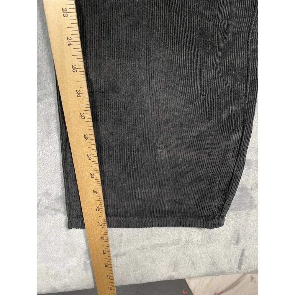 Levis 565 Loose Straight Black Corduroy Pants Mens W32 L34 NWT